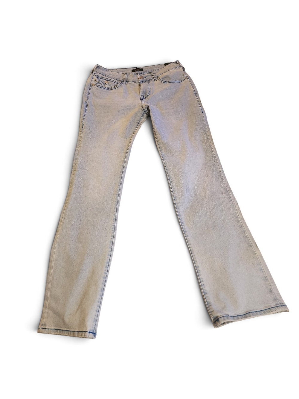 True Religion Light Blue Slim Straight Jeans